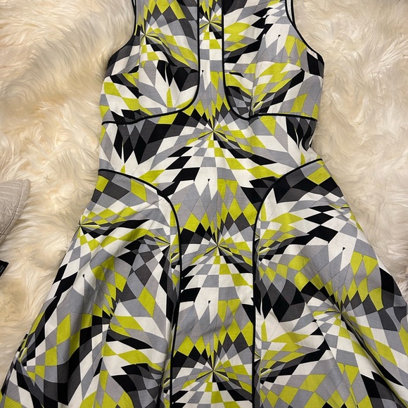 TIBI Isosceles Silk Blend Dress As Seen On Celebrity Size 6 - Picture 7 of 8